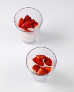 aardbeien proteine yoghurt 