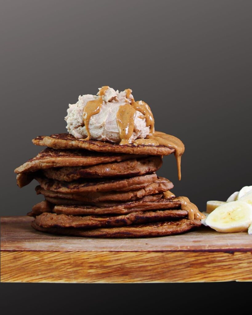 protein pancakes without background