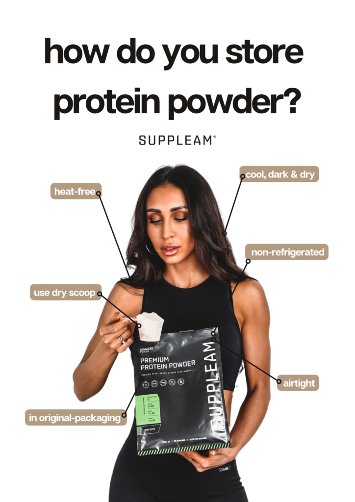 how can you store protein powder